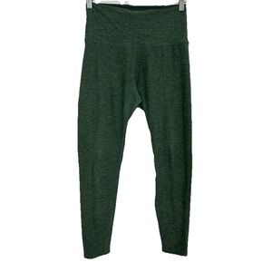 Beyond Yoga Women's 26" Waist Dark Green 7/8 High Rise Leggings Athletic